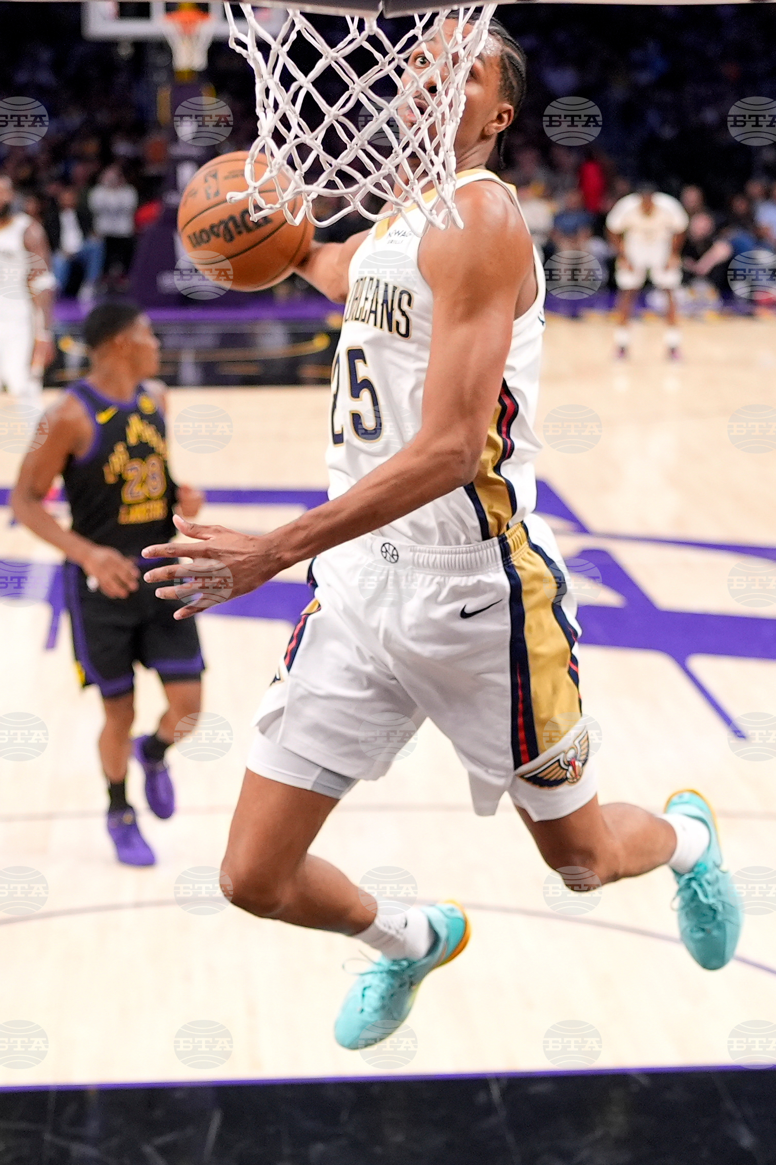 Pelicans Lakers Basketball