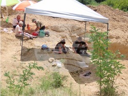 Разкопки на Азмака. Снимка: НПМ-БАН