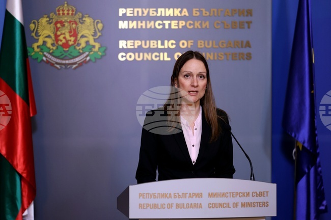Министерски съвет - Ирина Щонова - изявление
