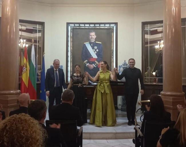 Специализанти от Академия „Борис Христов” в Рим се изявиха на концерт в Мадрид