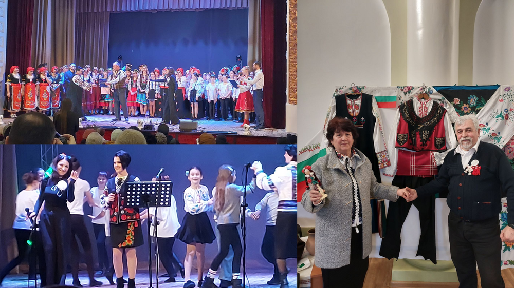Българската общност в град Первомайск, Украйна, отбеляза Баба Марта с празничен концерт