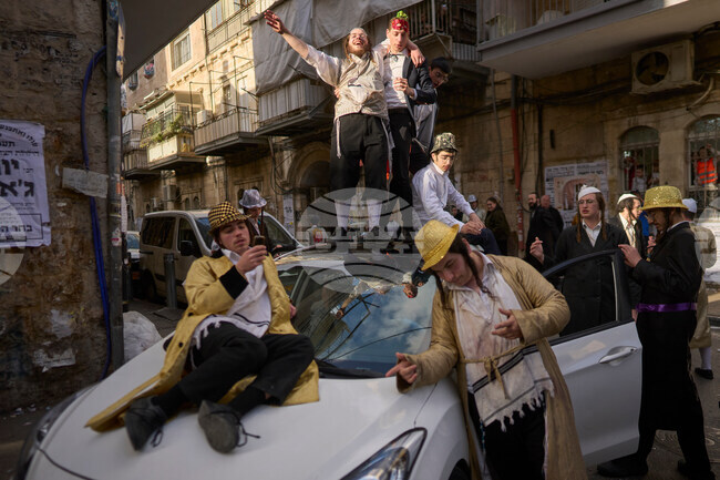 APTOPIX Israel US Iran Purim