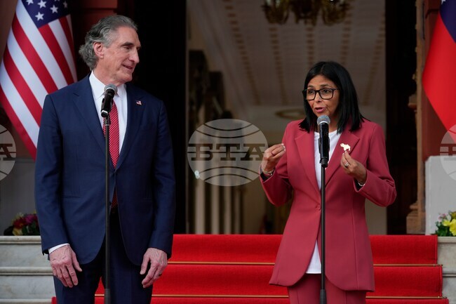 Венецуелската президентка благодари на Тръмп за "любезната готовност" на САЩ да работят с Венецуела