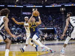 Spurs Warriors Basketball