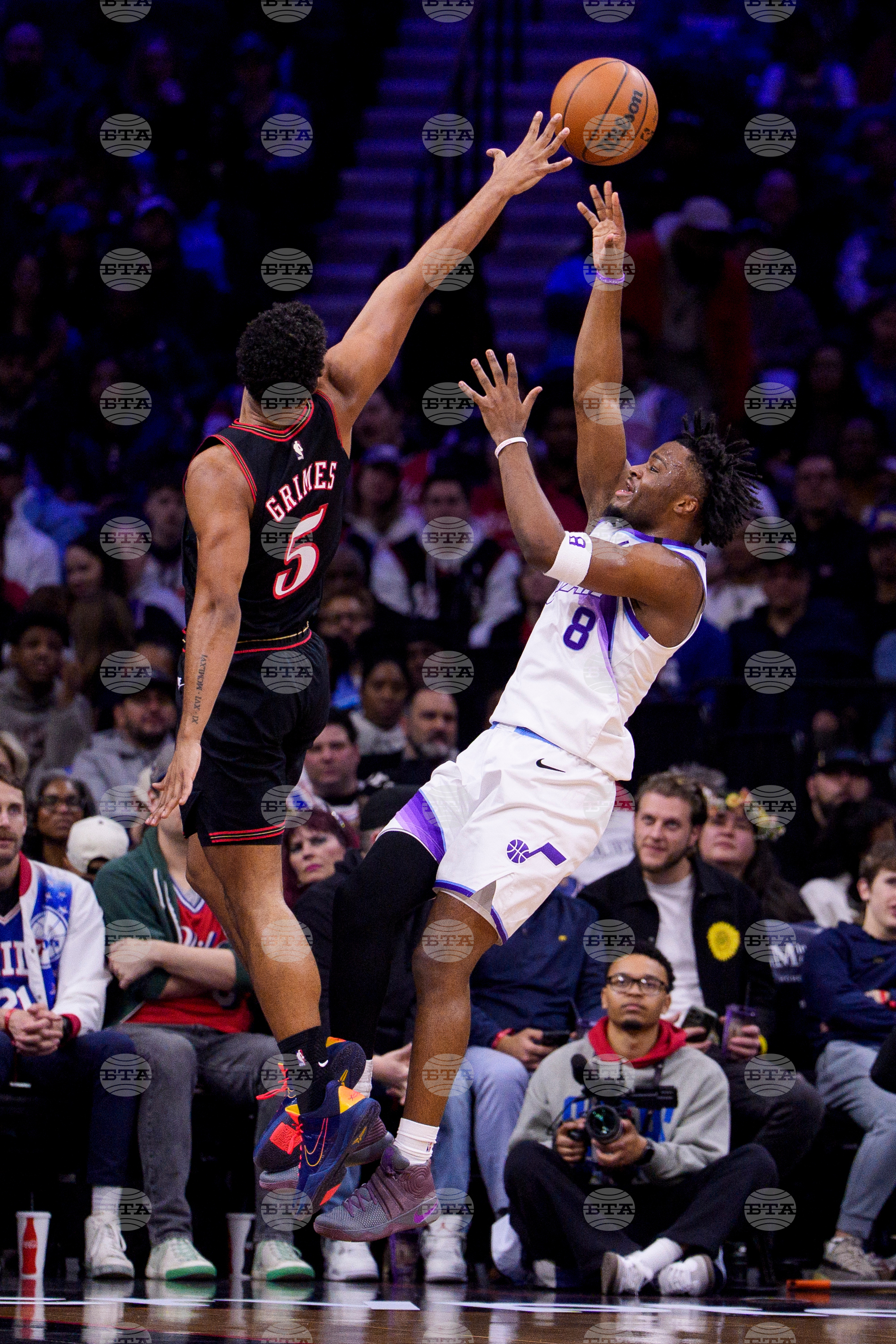 Jazz 76ers Basketball