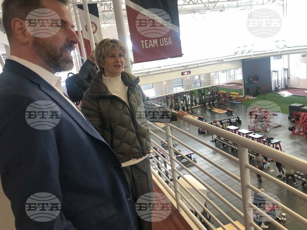 Sports Minister Lecheva Visits US Olympic Training Center in Colorado Springs