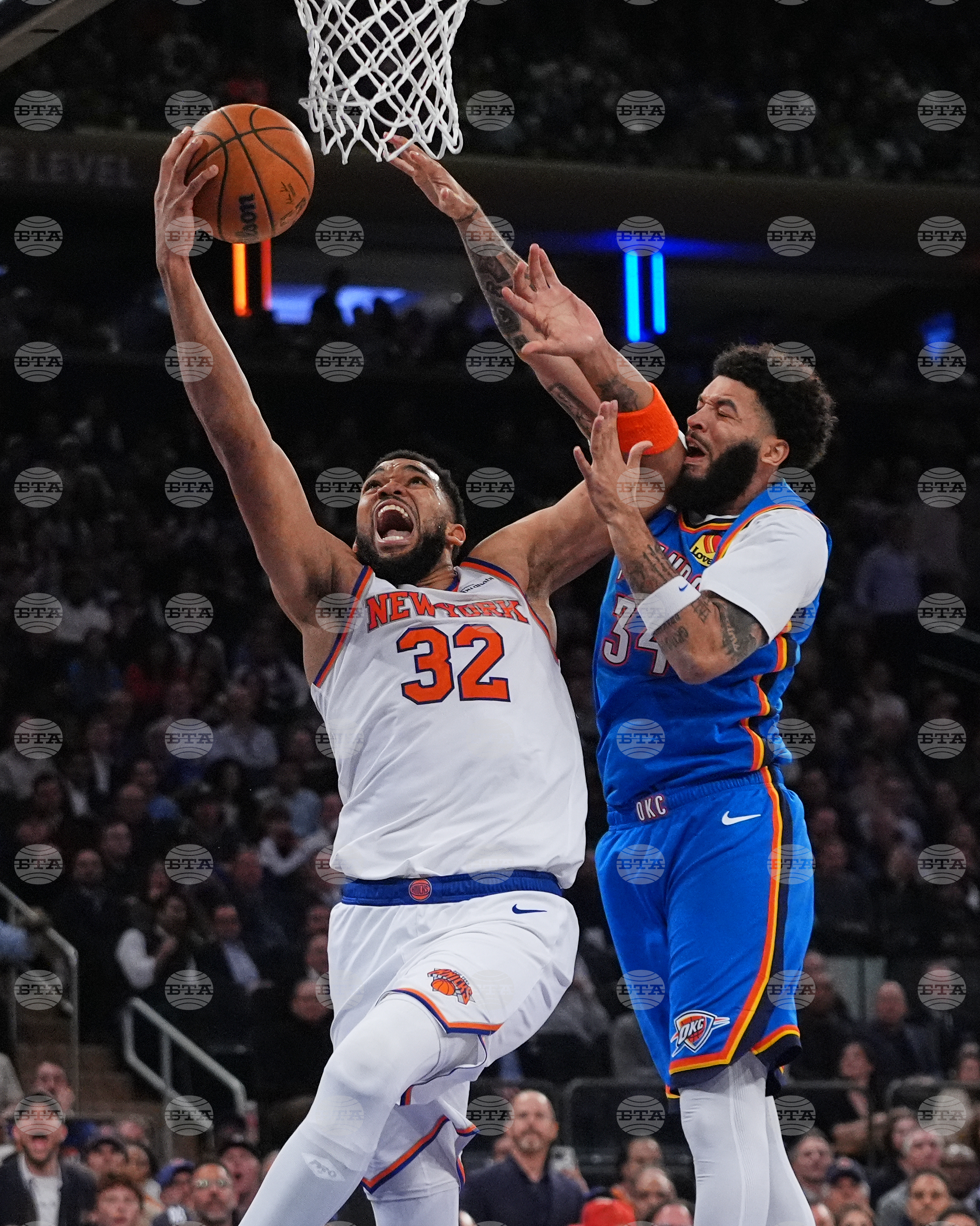 Thunder Knicks Basketball