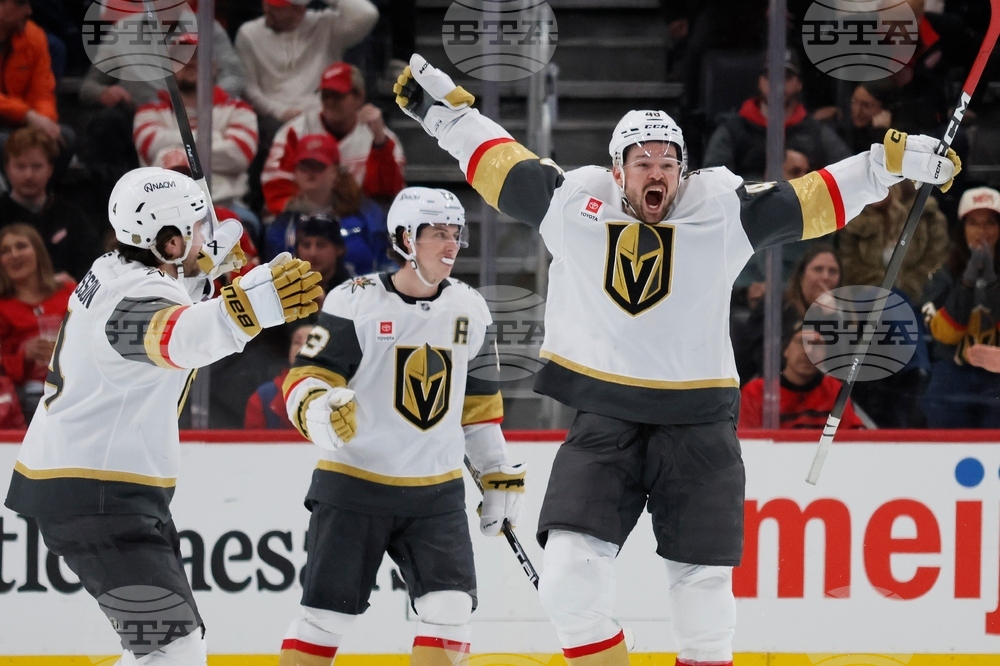 Golden Knights Red Wings Hockey