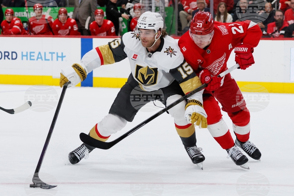 Golden Knights Red Wings Hockey