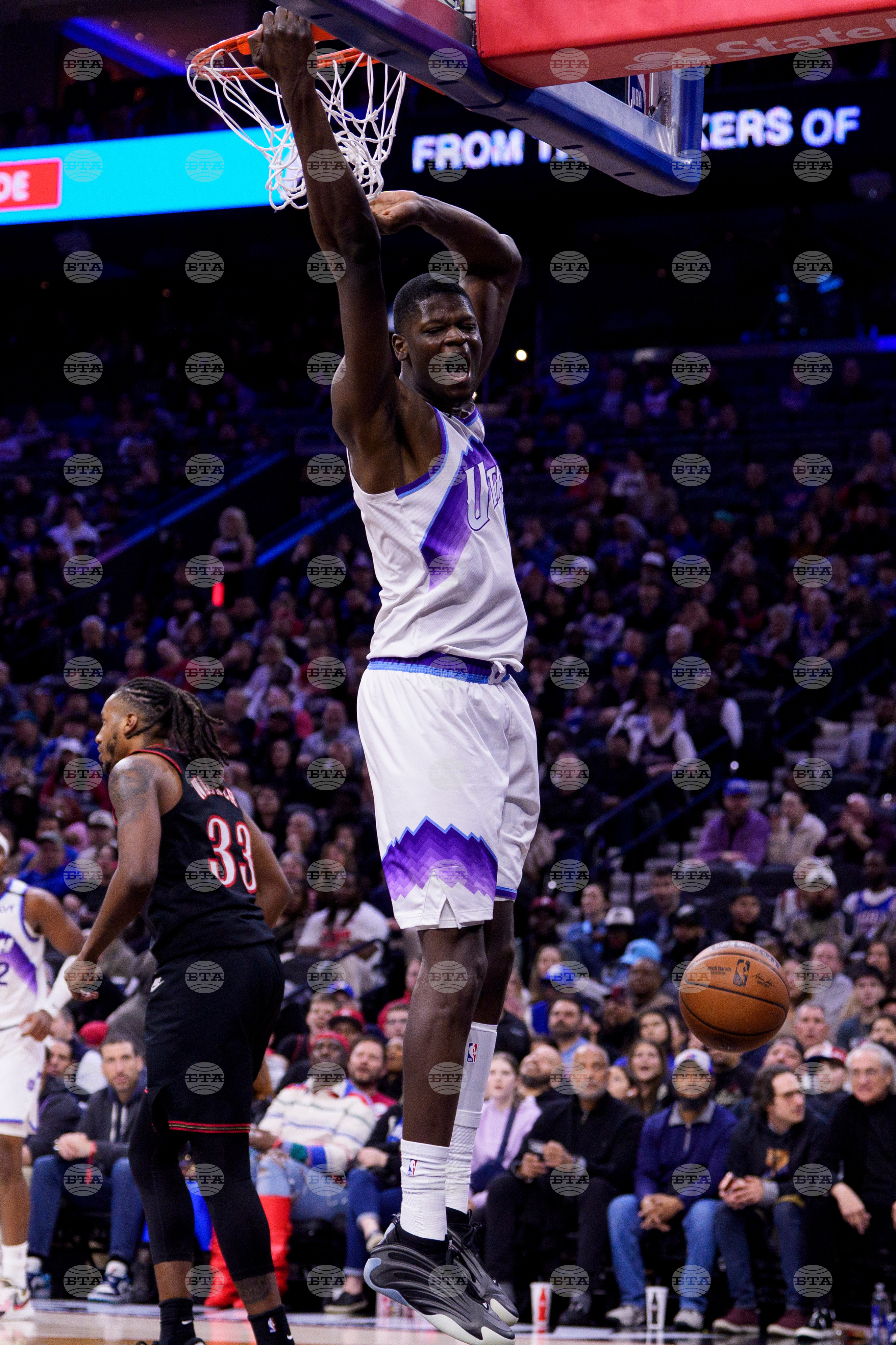 Jazz 76ers Basketball