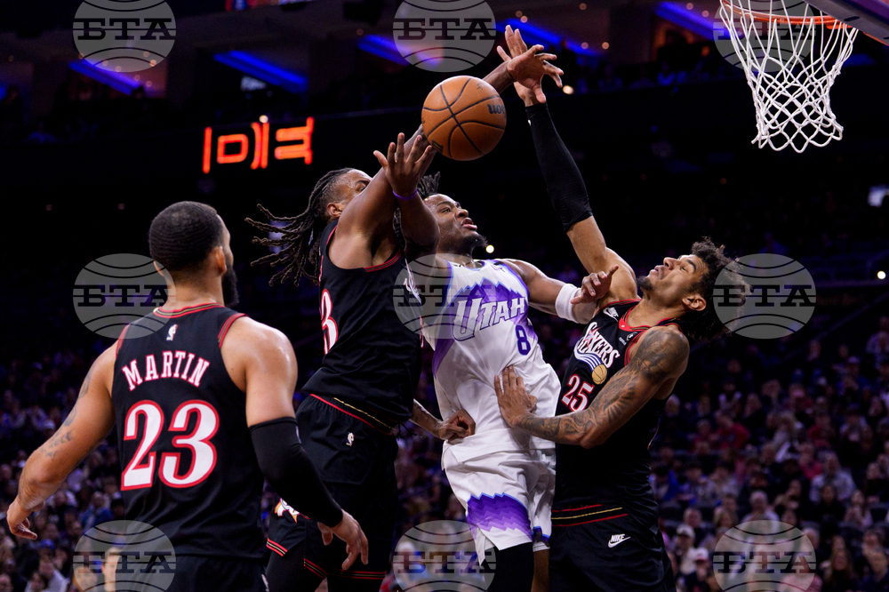 Jazz 76ers Basketball