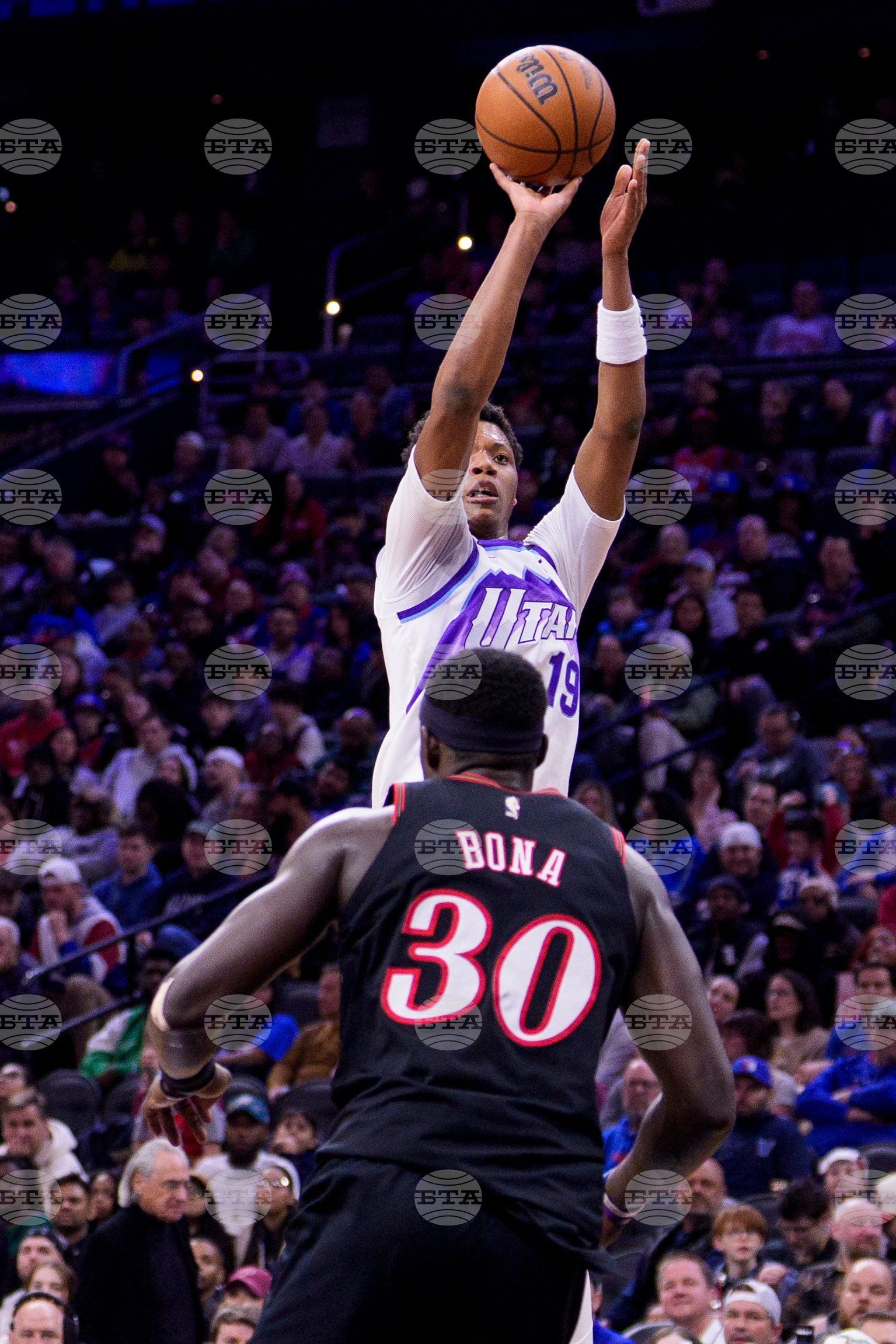 Jazz 76ers Basketball