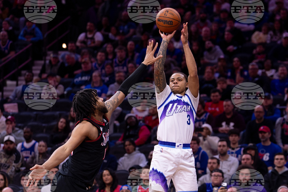 Jazz 76ers Basketball