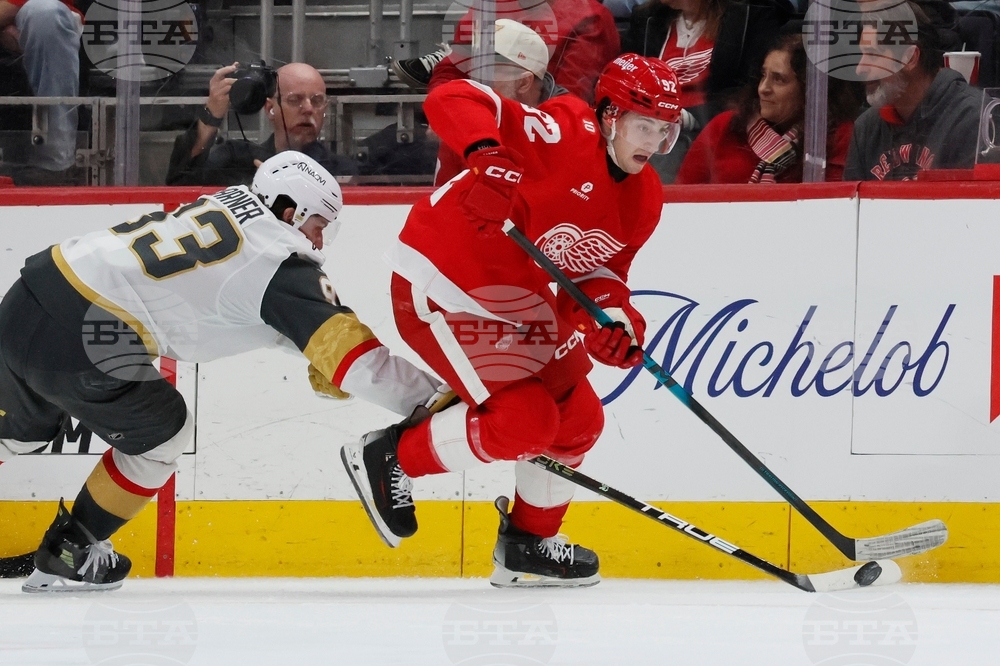 Golden Knights Red Wings Hockey