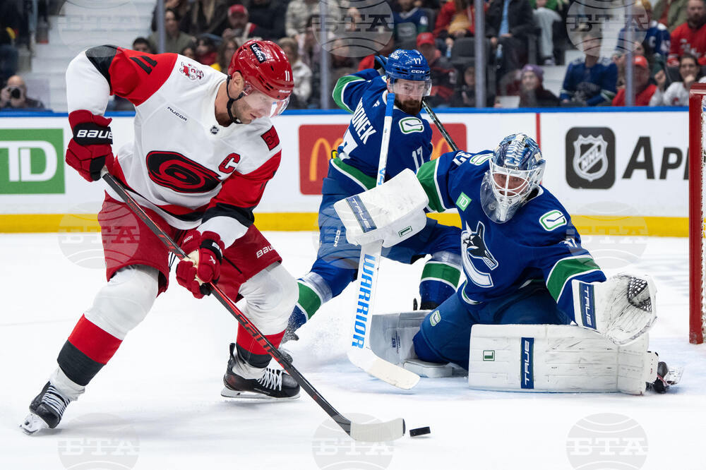 Hurricanes Canucks Hockey