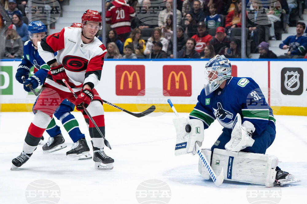 Hurricanes Canucks Hockey