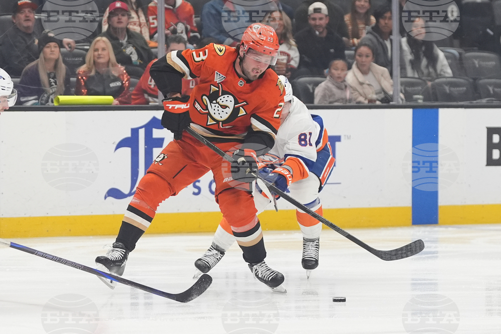 Islanders Ducks Hockey