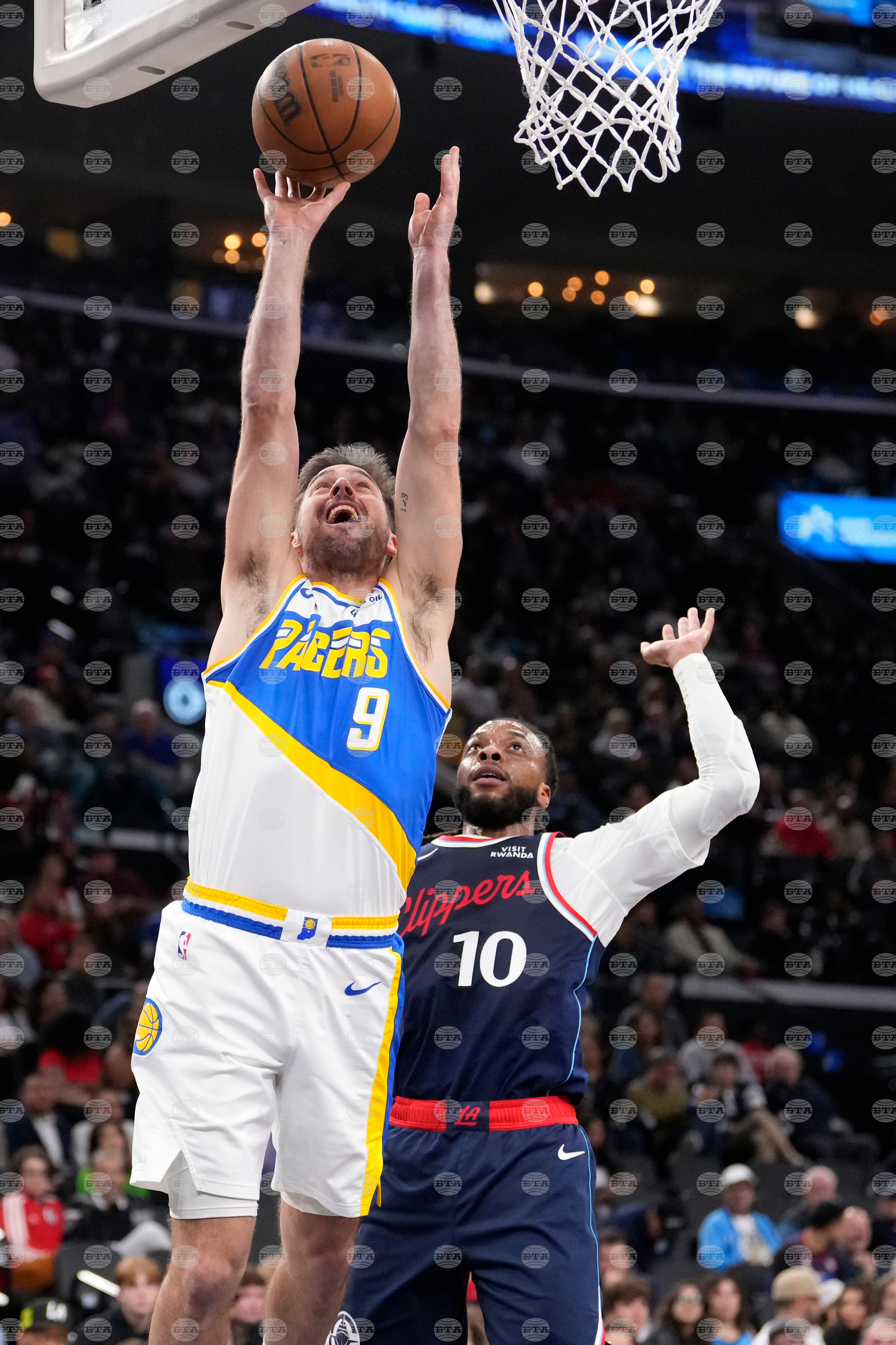 Pacers Clippers Basketball