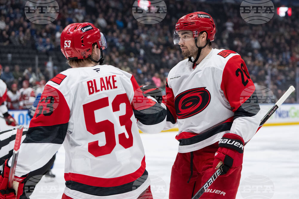 Hurricanes Canucks Hockey