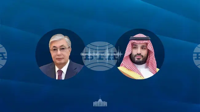 Казинформ: Казахстанският президент проведе разговаря по телефона със саудитския престолонаследник