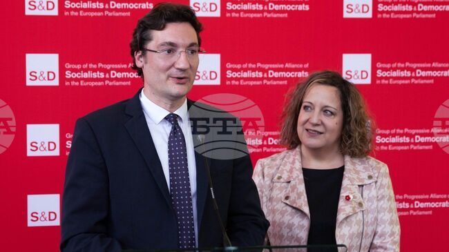 In Brussels, Socialist Leader Zarkov Presents His Party's Priorities, Backs Spanish PM Sanchez 