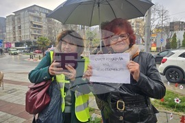 Петрич - Общинска администрация - протест на жители на село Старчево