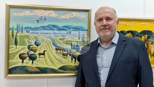 Изложба с живопис на Николай Пенков откриха в Монтана 