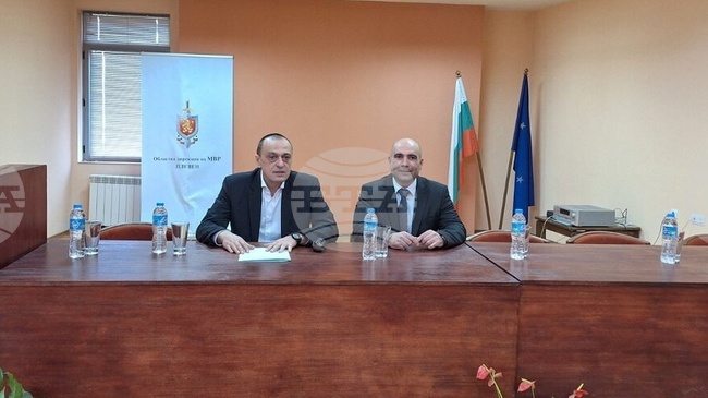 Старши комисар Дилян Христов е новият директор на Областната дирекция на МВР в Плевен