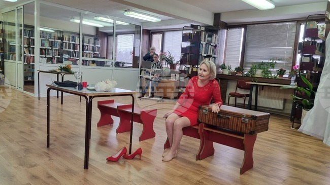 Моноспектакълът “Любов на жена” бе представен в Търговище