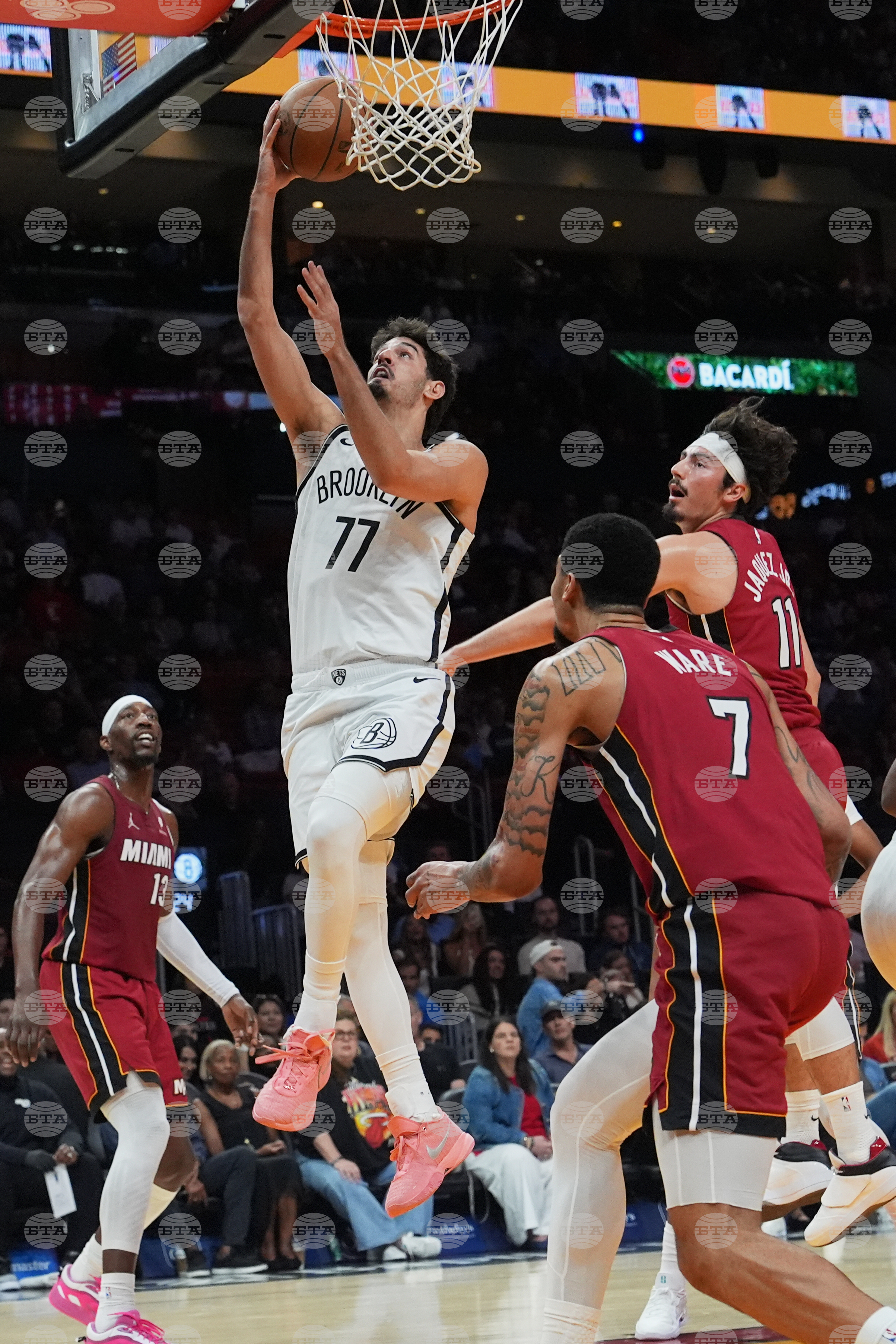 Nets Heat Basketball