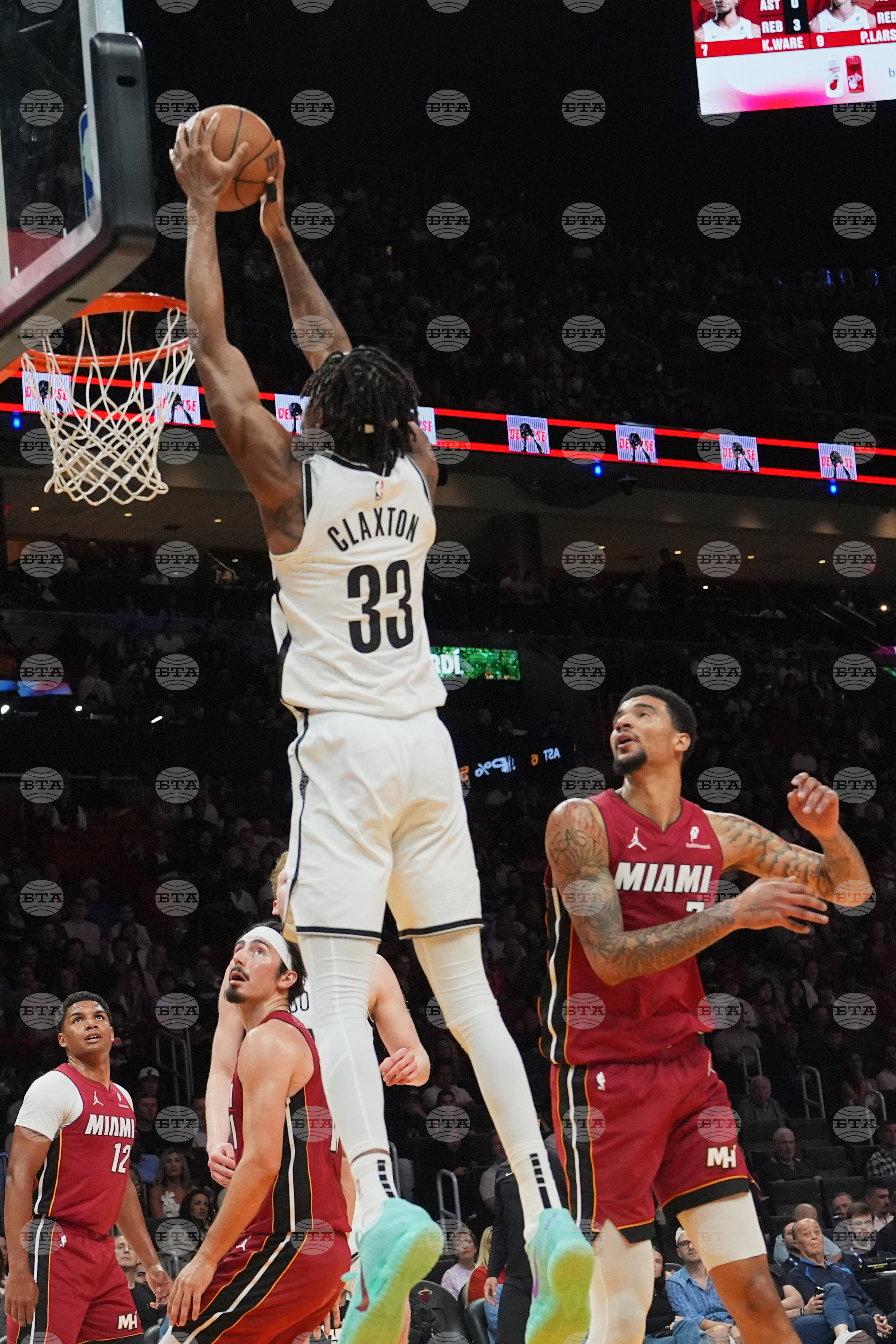 Nets Heat Basketball