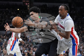 Pistons Spurs Basketball