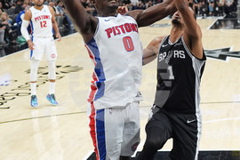 Pistons Spurs Basketball
