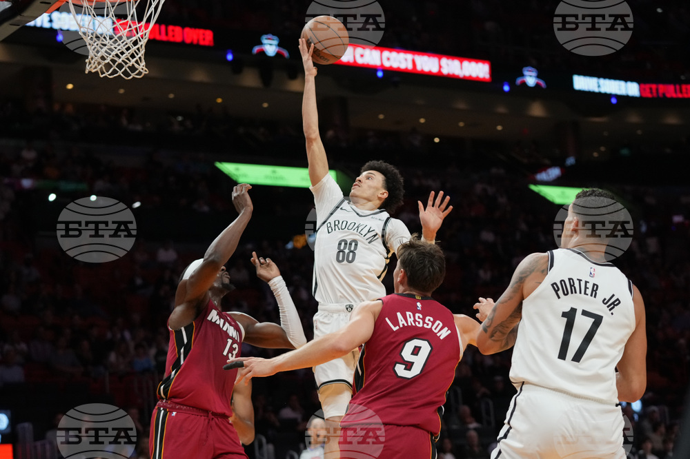 Nets Heat Basketball