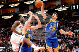 Warriors Rockets Basketball