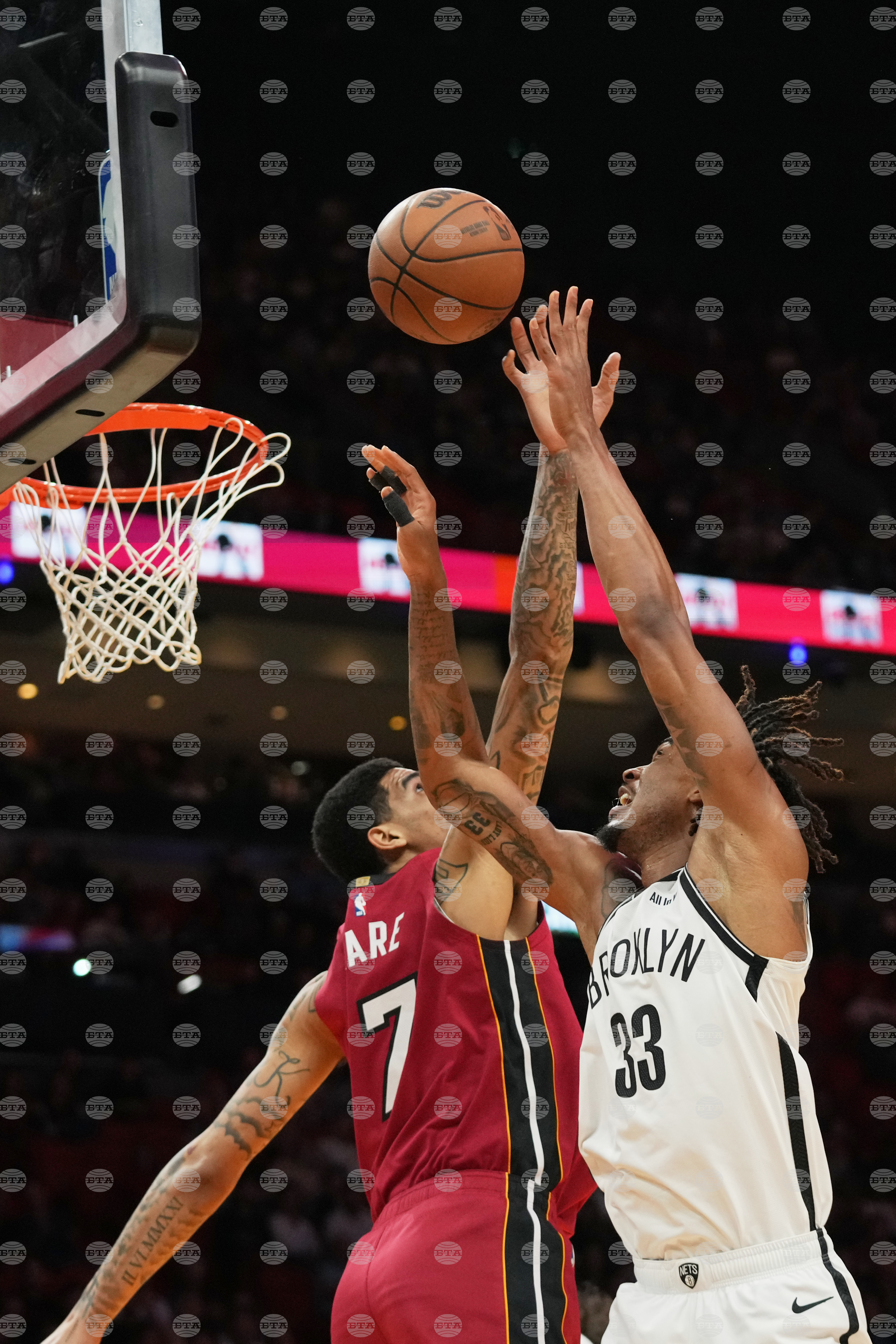 Nets Heat Basketball