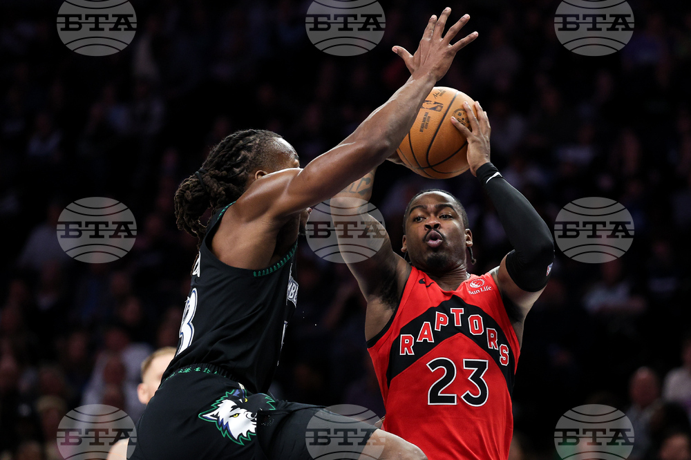 Raptors Timberwolves Basketball