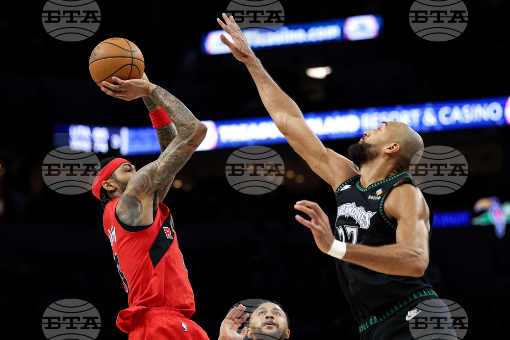 Raptors Timberwolves Basketball