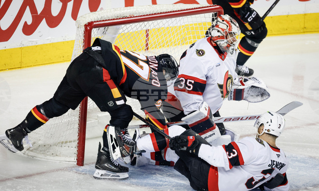 Senators Flames Hockey