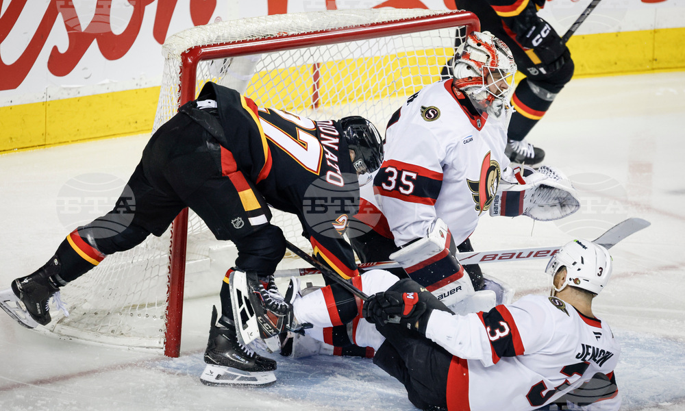 Senators Flames Hockey