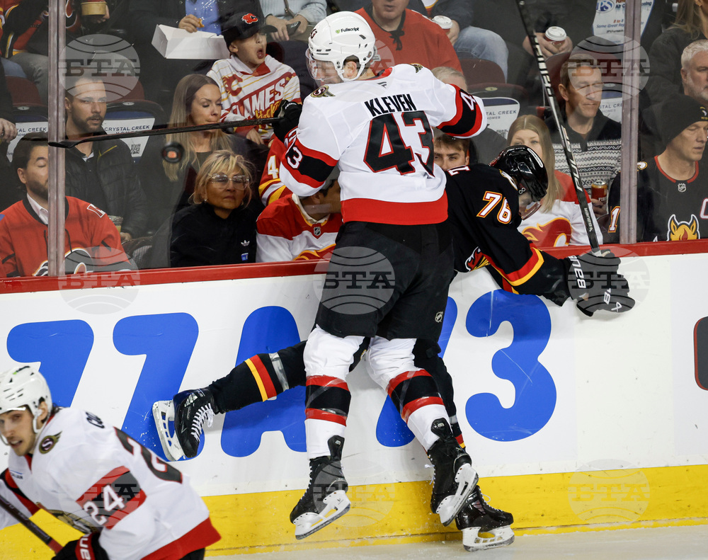 Senators Flames Hockey