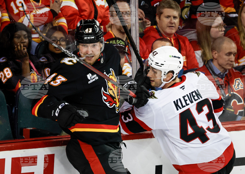 Senators Flames Hockey