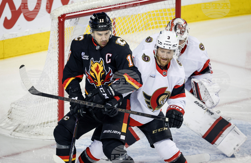 Senators Flames Hockey