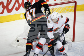Senators Flames Hockey
