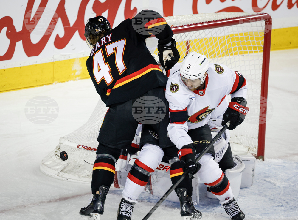Senators Flames Hockey