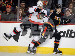 Senators Flames Hockey