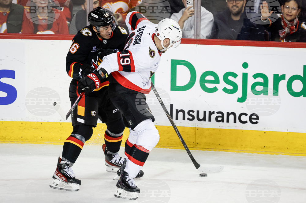 Senators Flames Hockey