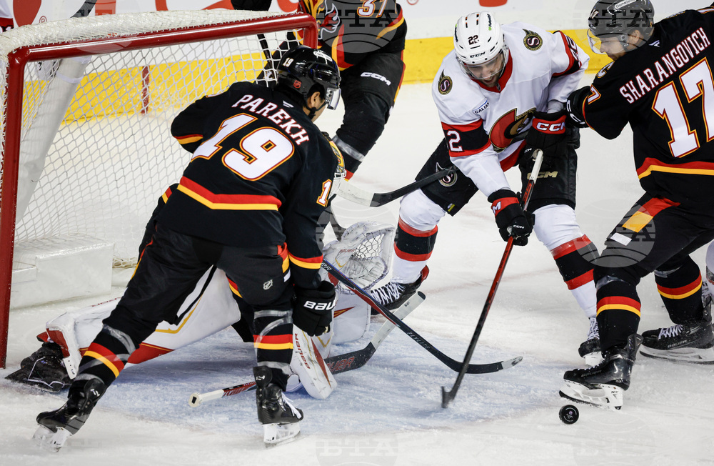 Senators Flames Hockey