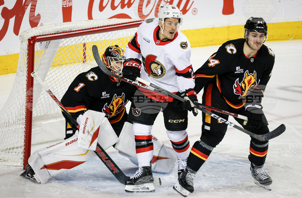 Senators Flames Hockey