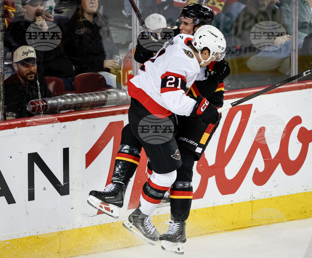 Senators Flames Hockey